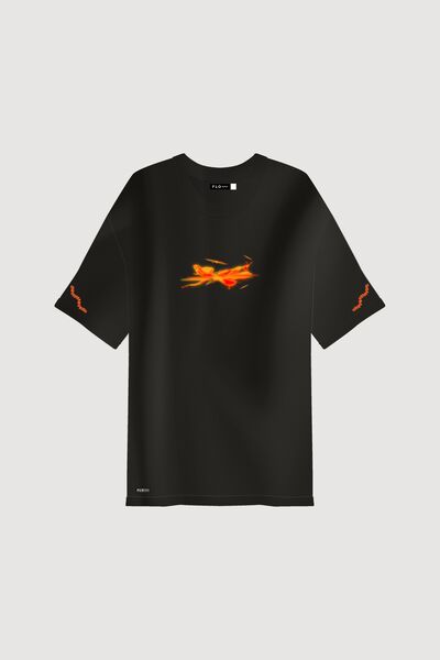 Run with the Flow Tee Black