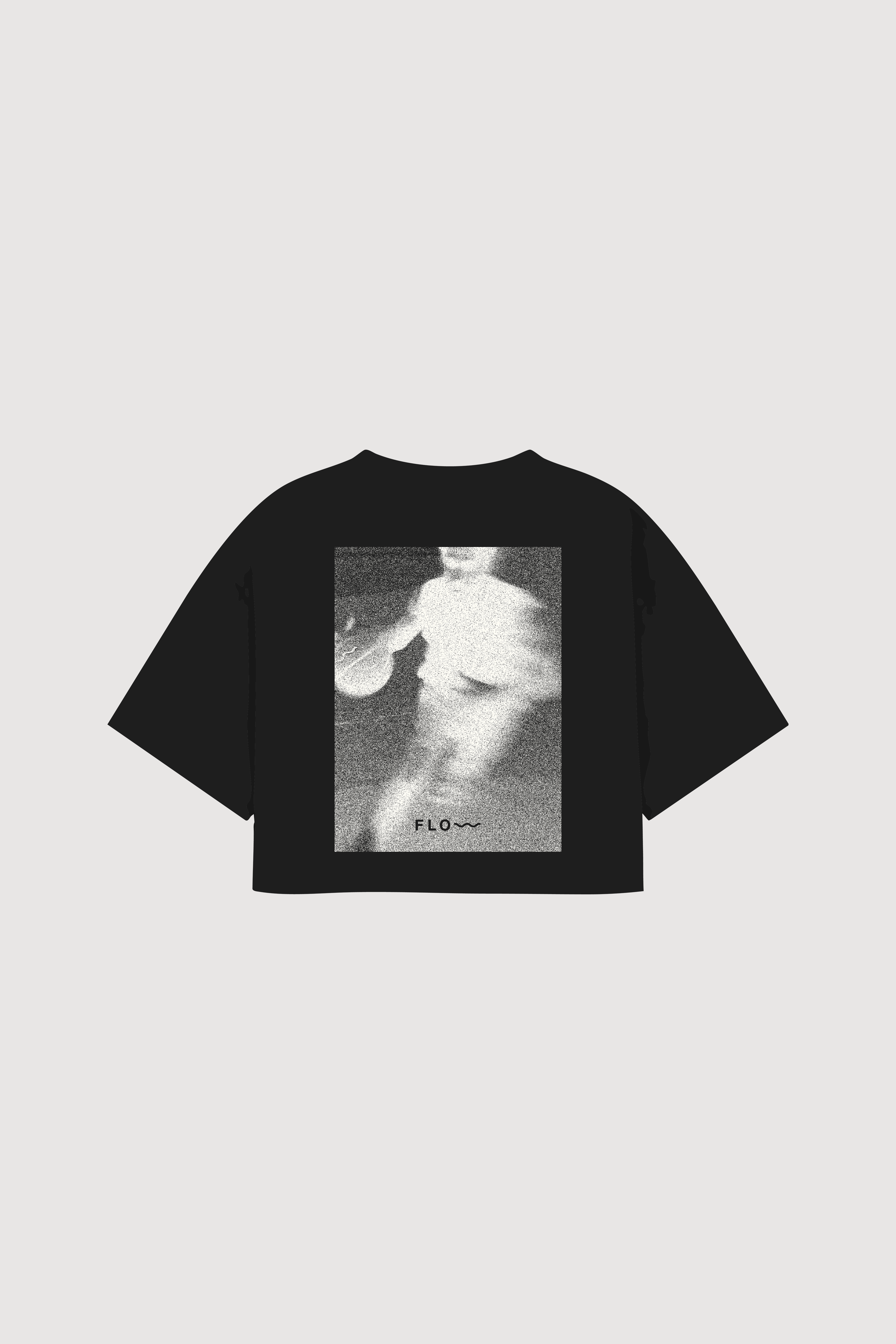 Basketball Crop Top Black alternate view