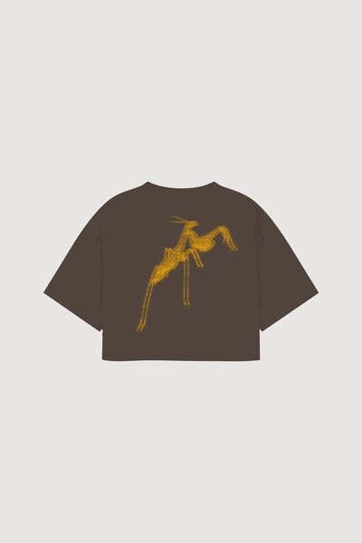 Mantis Crop Top Brown alternate view