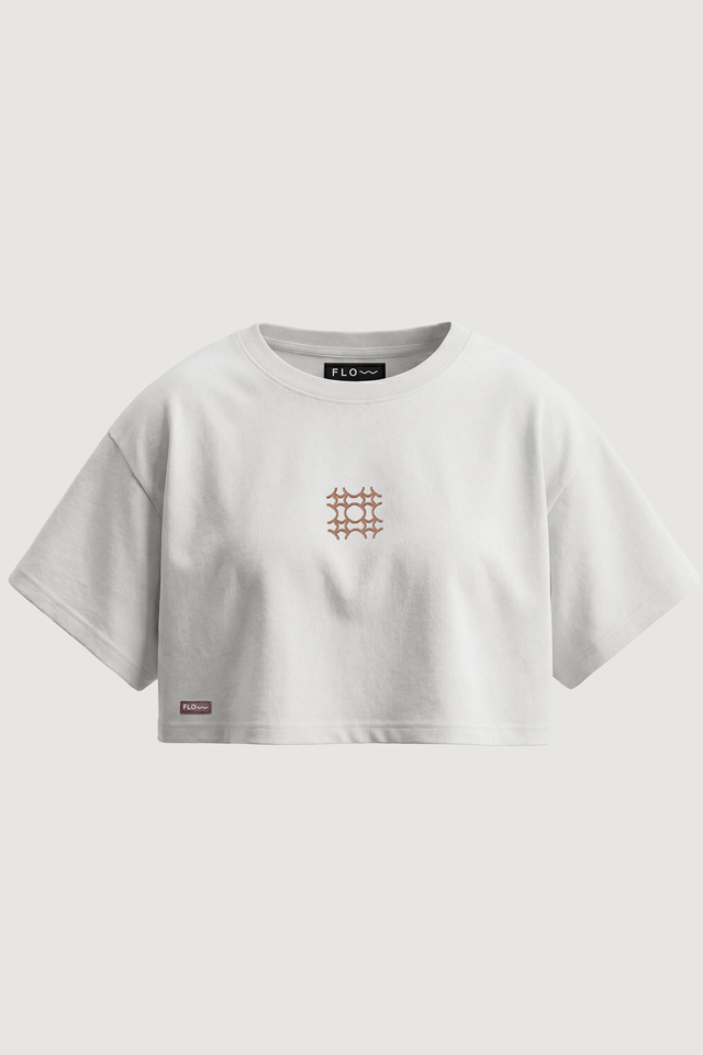 LTMF Crop Top Off White