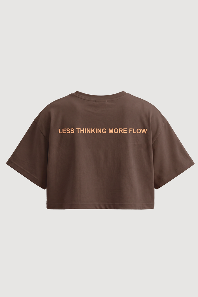 LTMF Crop Top Brown alternate view