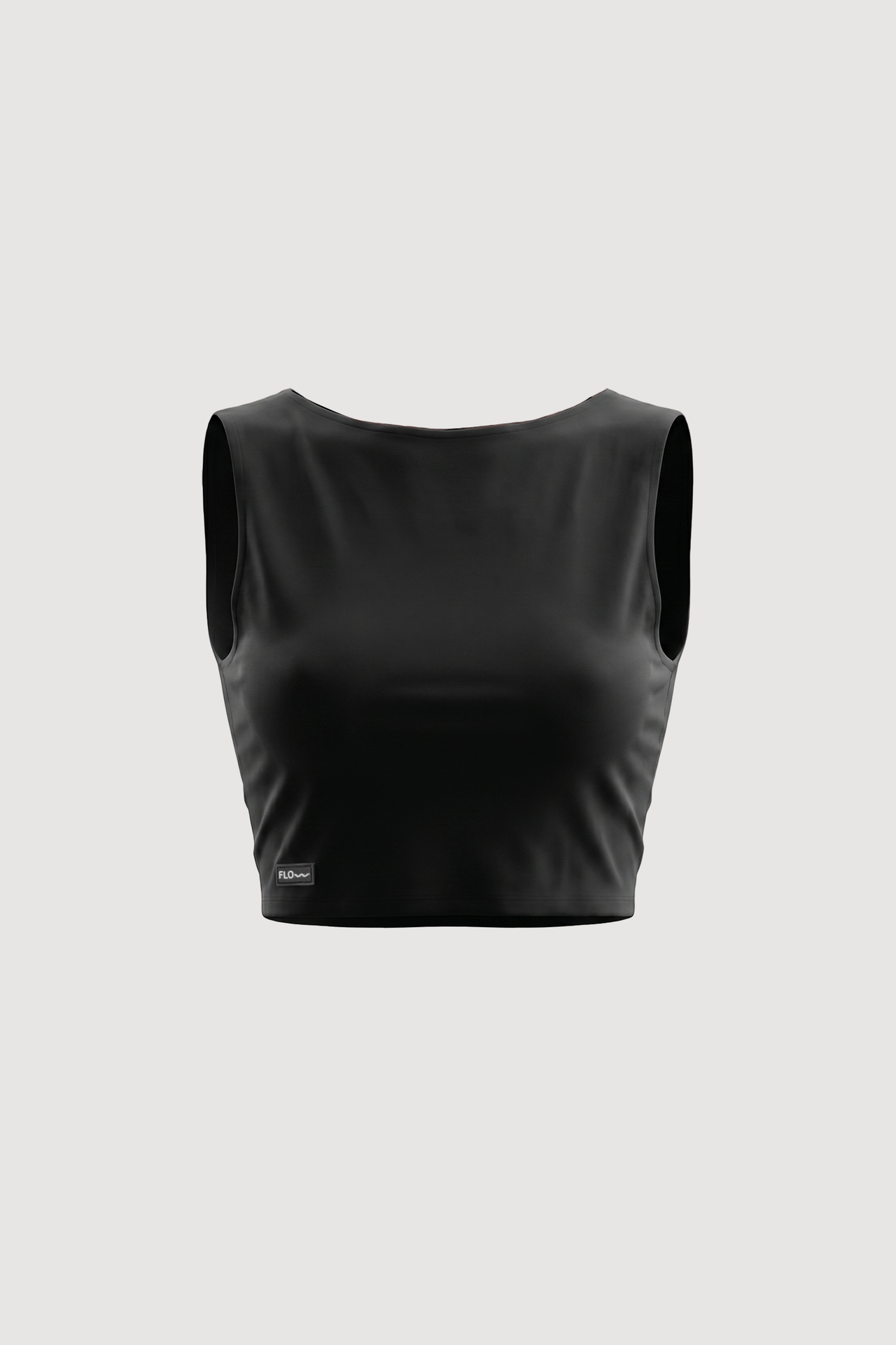 Back Crop Top black