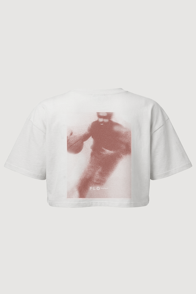 Basketball Crop Top Off White alternate view